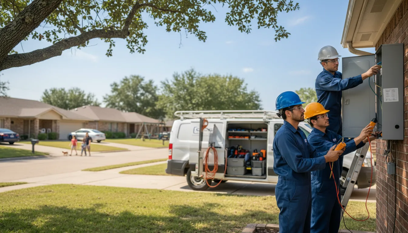 Certified electrician providing emergency electrical services in Northrop, MN